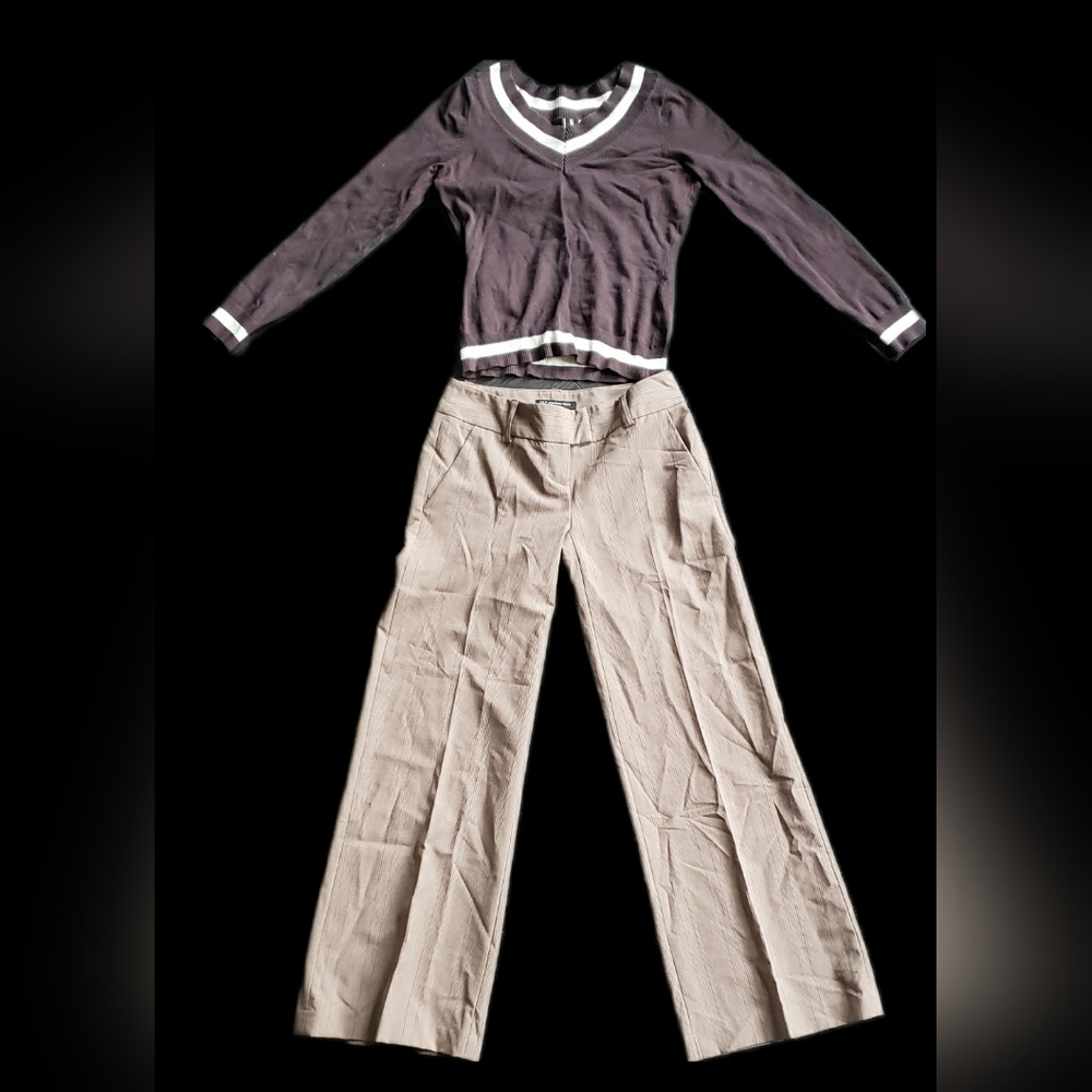 Preppy Quiet Luxury Outfit - Designer I.N.C Petites - Sz. S